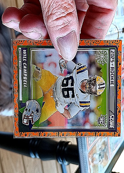 2025 Panini Score #25 Will Campbell — front