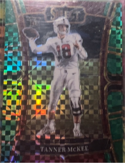2023 Panini Select Draft Picks #22 Tanner McKee — front