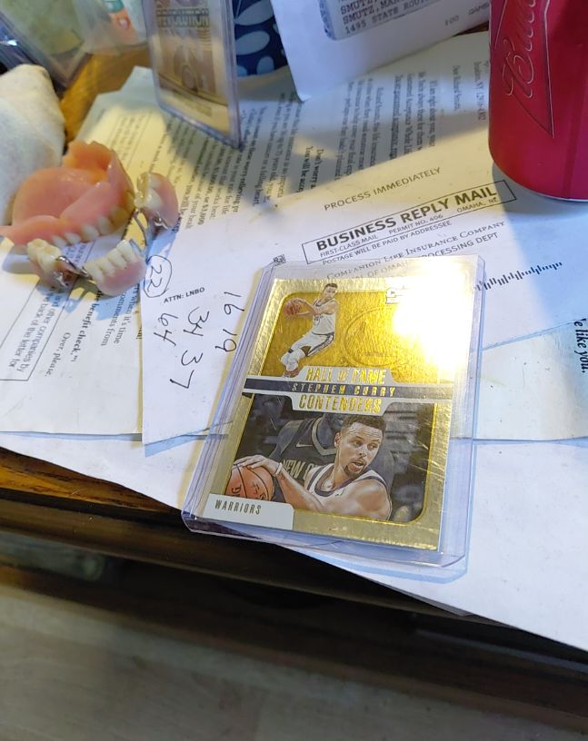 2015 Panini Contenders Hall of Fame Stephen Curry — front