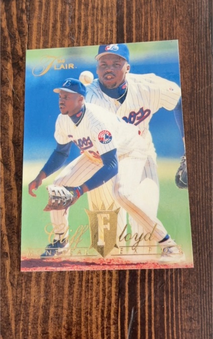 1994 Fleer Flair #189 Cliff Floyd — front