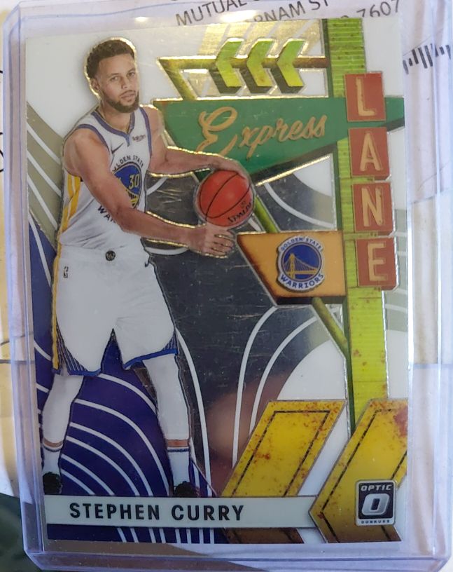 2019-20 Donruss Optic #16 Stephen Curry Express Lane — front