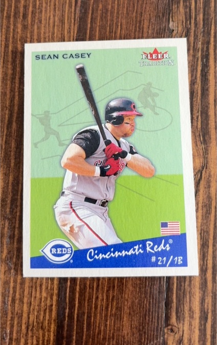 2002 Fleer Tradition #353 Sean Casey — front