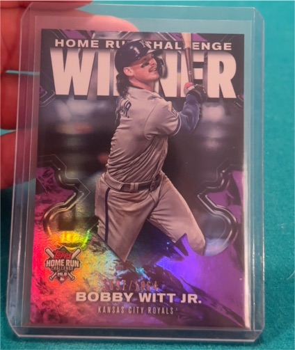 2024 Topps Home Run Challenge Winner #HRCW-29 Bobby Witt Jr. — front