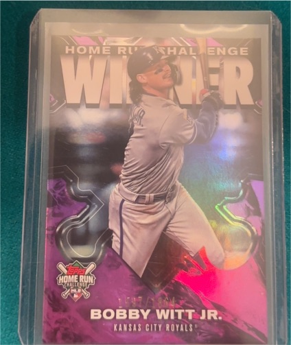 2024 Topps Home Run Challenge Winner #HRCW-29 Bobby Witt Jr. — front