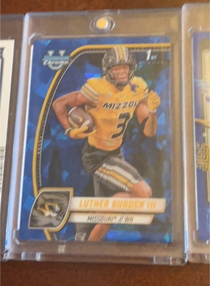 2024 Bowman University Chrome #123 Luther Burden III — front
