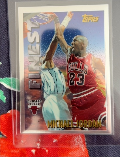 1995-96 Topps Finest #1 Michael Jordan — front