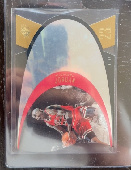 1997-98 Upper Deck SPx Die-Cut #5 Michael Jordan — front