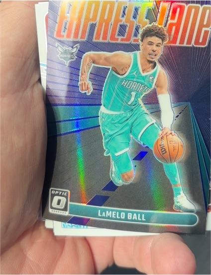 2023-24 Panini Donruss Optic #6 LaMelo Ball Express Lane — front
