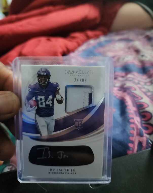 2019 Panini Immaculate Collection #24 Irv Smith Jr. — front
