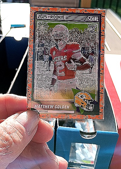 2025 Panini Score #56 Matthew Golden — front