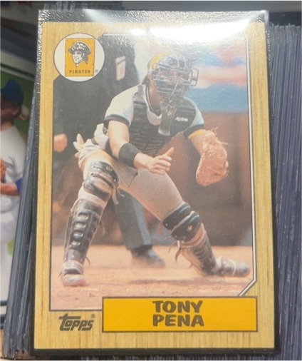1987 Topps #60 Tony Pena — front