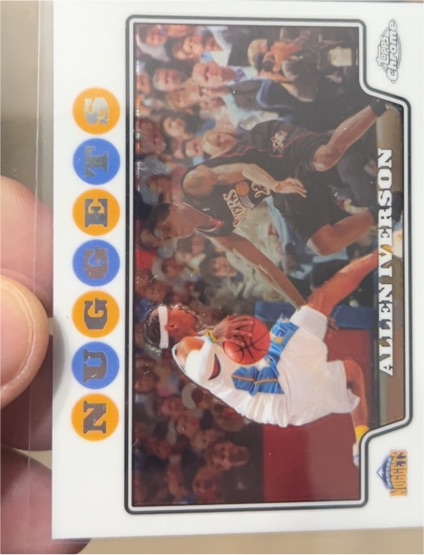 2008-09 Topps Chrome #3 Allen Iverson — front
