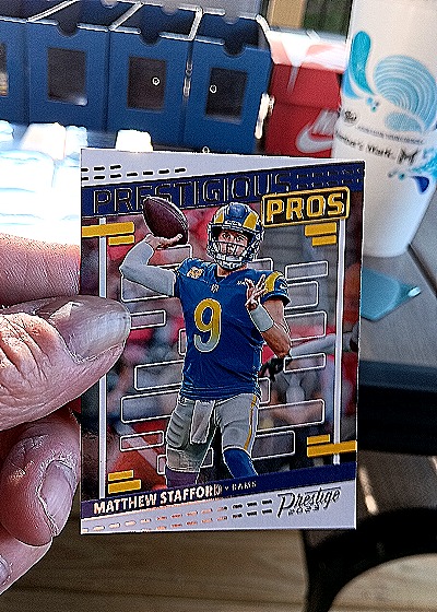 2023 Panini Prestige #PP-16 Matthew Stafford Prestigious Pros — front