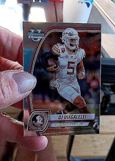 2024 Bowman Chrome University #48 DJ Uiagalelei — front
