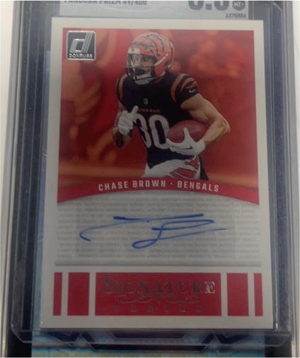 2024 Donruss Signature Series #SSE-CBR Chase Brown — front