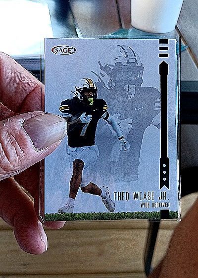 2025 Sage Football Theo Wease Jr. — front