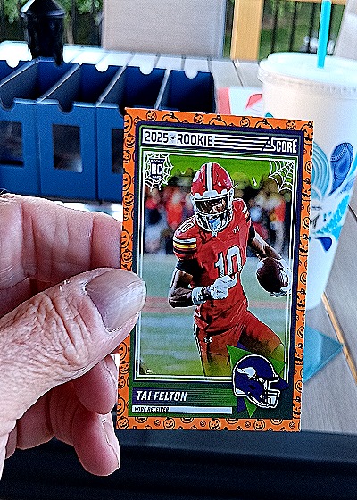 2025 Panini Score A Treat #60 Tai Felton — front
