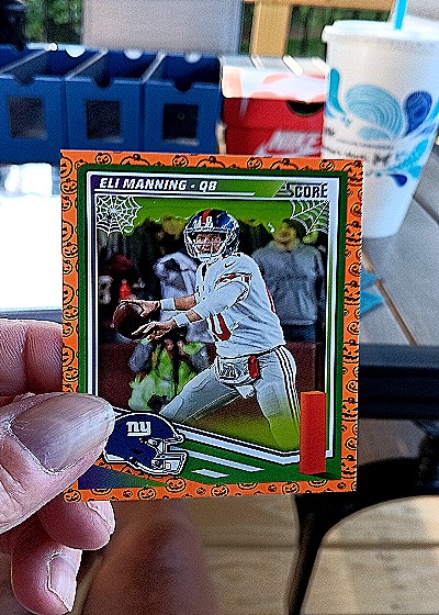 2025 Panini Score-A-Treat #78 Eli Manning — front