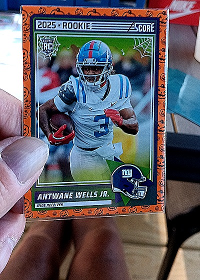 2025 Panini Score A Treat #67 Antwane Wells Jr. — front
