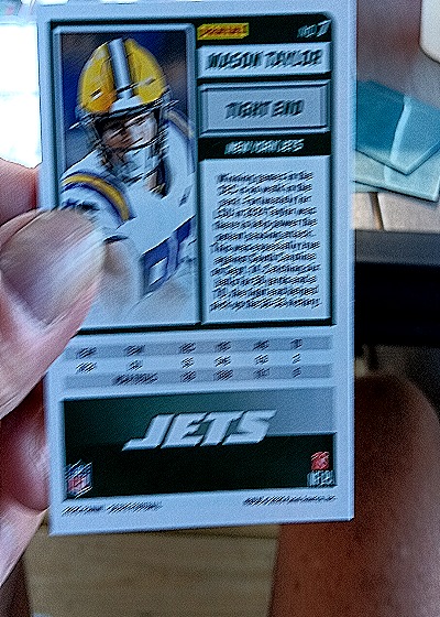 2025 Panini Score A Treat #7 Mason Taylor — back