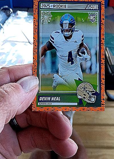2025 Panini Score A Treat #RC Devin Neal — front