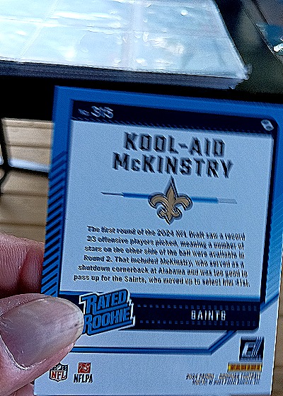 2024 Donruss #315 Kool-Aid McKinstry — back