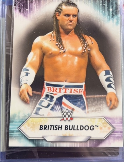 2021 Topps WWE #193 British Bulldog — front