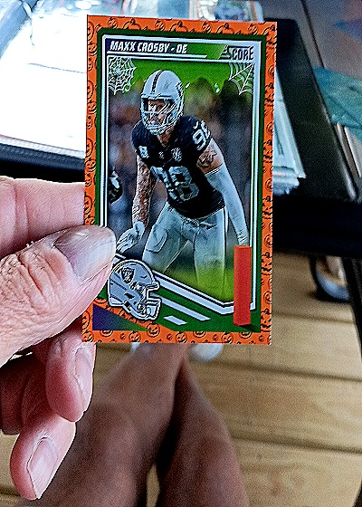 2025 Panini Score-A-Treat Halloween #236 Maxx Crosby — front
