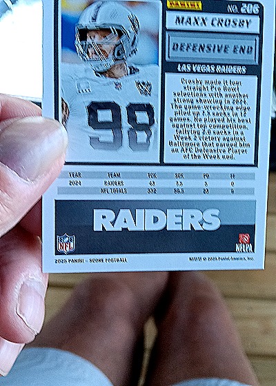 2025 Panini Score-A-Treat Halloween #236 Maxx Crosby — back