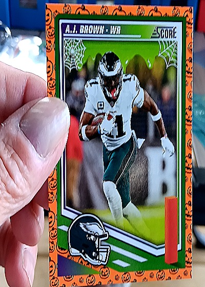 2024 Panini Score Halloween #252 A.J. Brown — front