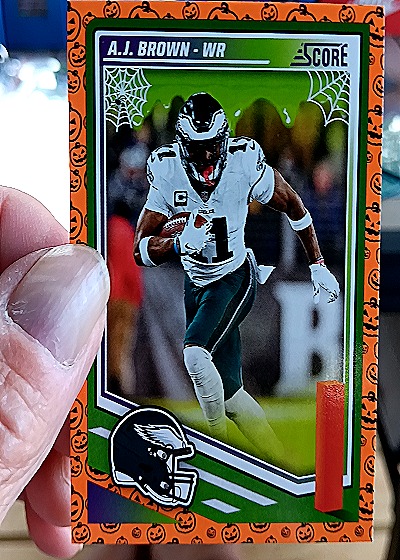 2025 Panini Score-A-Treat #1 A.J. Brown — front