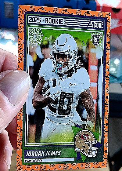 2025 Panini Score A Treat #47 Jordan James — front