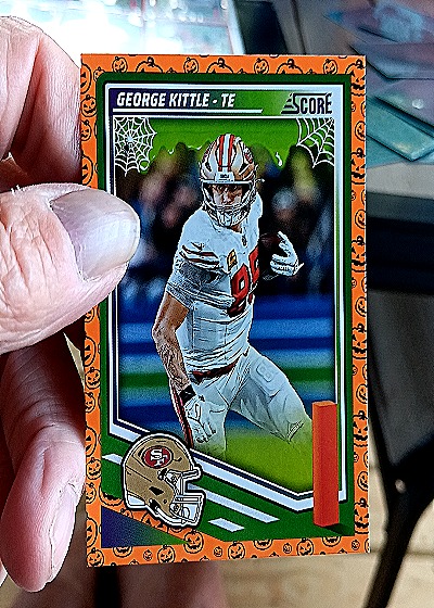 2025 Panini Score A Treat Halloween #168 George Kittle — front