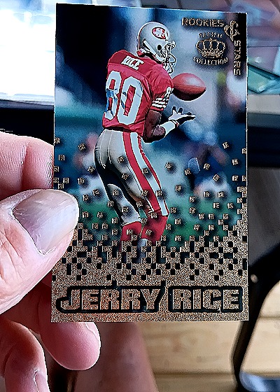 1995 Pacific Rookies & Stars #RS-28 Jerry Rice — front