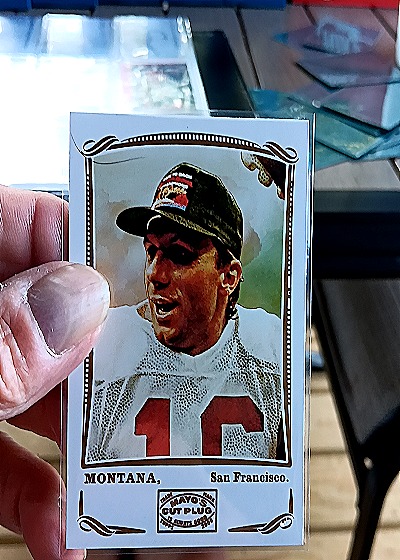 2009 Topps Mayo #125 Joe Montana — front