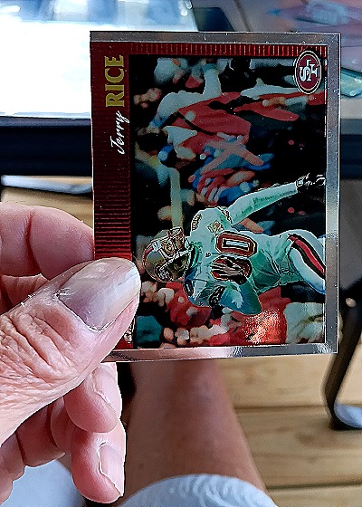1996 Fleer #111 Jerry Rice — front