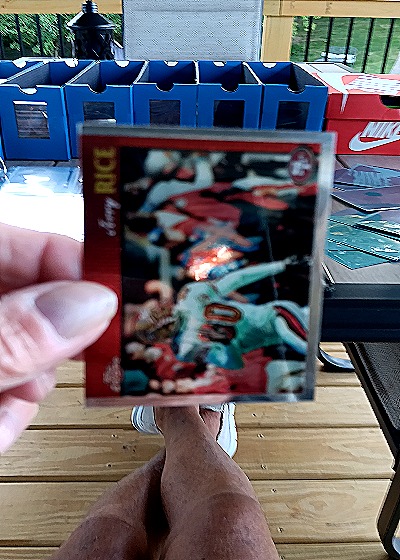 1997 Topps Chrome #114 Jerry Rice — front