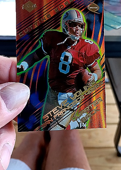 1999 Collector's Edge Odyssey Cutting Edge #CE10 Steve Young — front