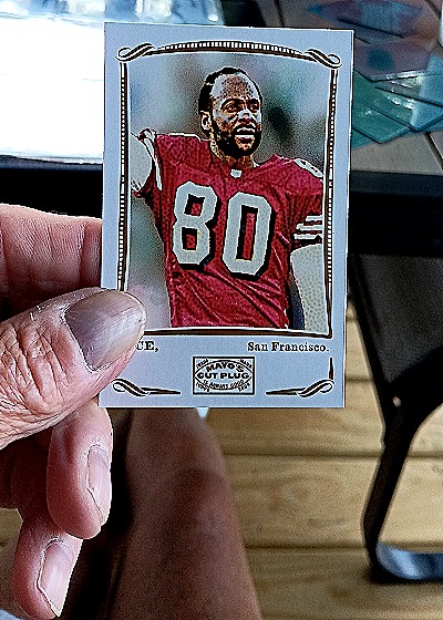 2009 Topps Mayo #122 Jerry Rice — front