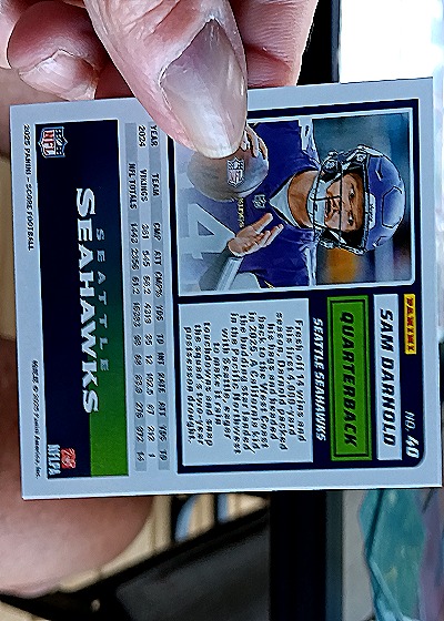 2007 Topps #140 Sam Bradford — back