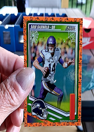 2025 Panini Score A Treat Halloween #40 Sam Darnold — front