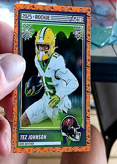 2025 Panini Score A Treat Football #34 Tez Johnson — front