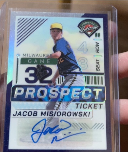 2024 Panini Prospect Edition #156 Jacob Misiorowski — front
