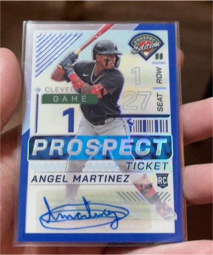 2024 Panini Prospect Edition #32 Angel Martinez — front