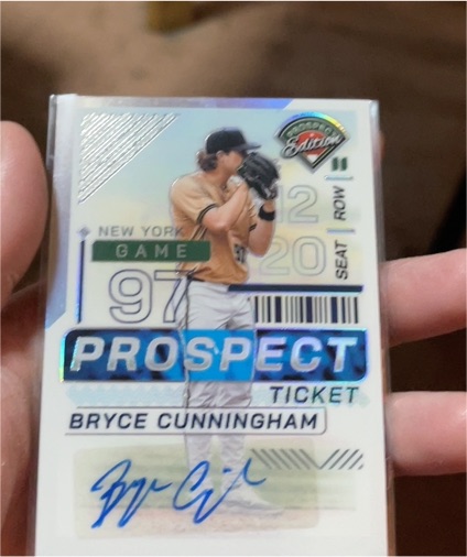 2024 Panini Prospect Edition #13 Bryce Cunningham — front