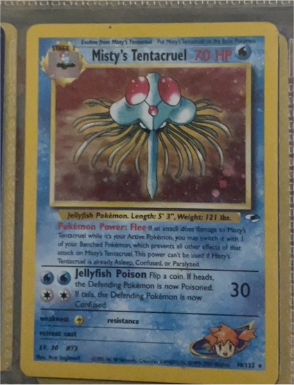 2000 Pokémon Gym Heroes #10 Misty's Tentacruel — front