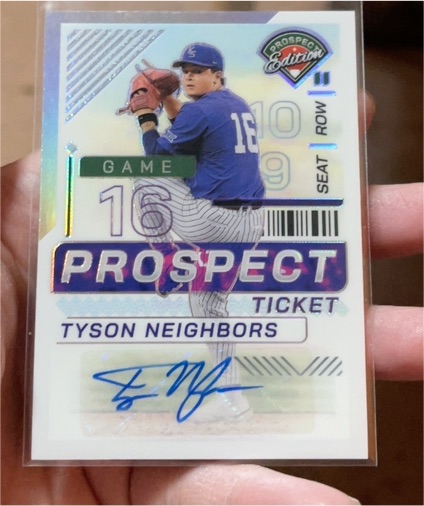 2024 Panini Prospect Edition #65 Tyson Neighbors — front