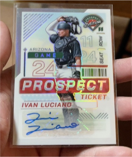 2024 Panini Prospect Edition #103 Ivan Luciano — front