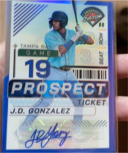 2024 Panini Prospect Edition #116 J.D. Gonzalez — front