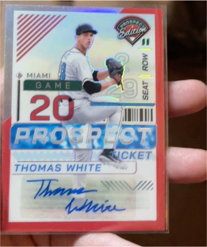 2024 Panini Prospect Edition #20 Thomas White — front